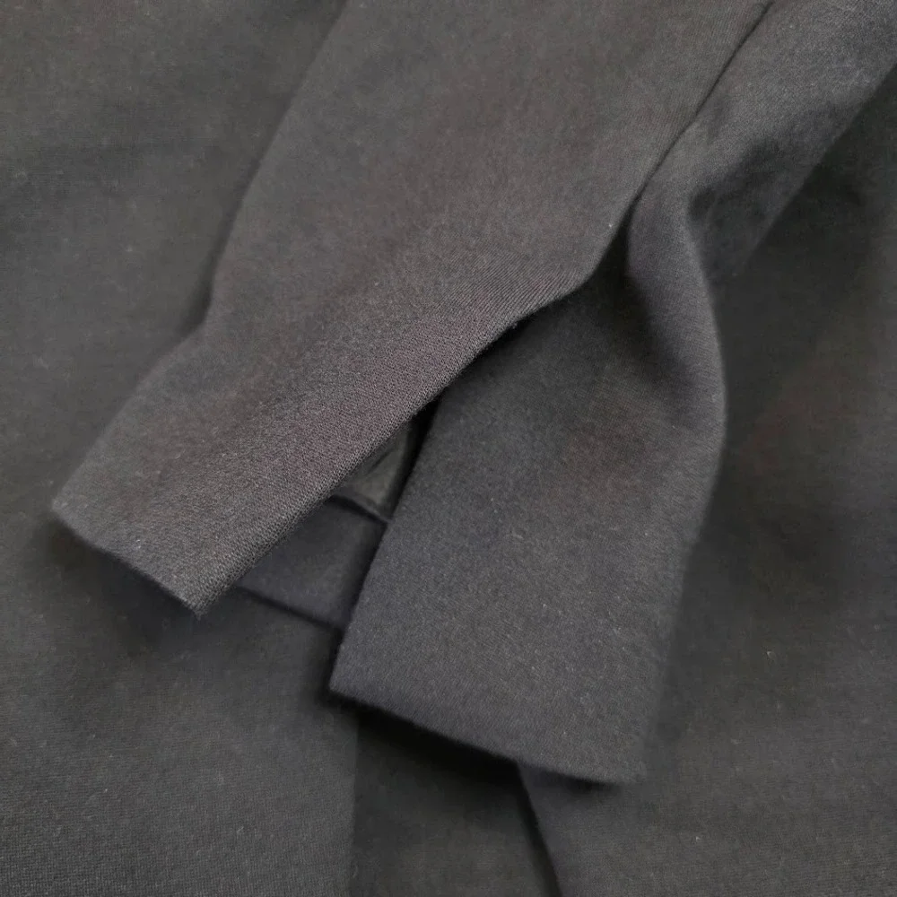 Spanx The‎ Perfect Collarless Blazer Size S 20384R Classic Black Single Button